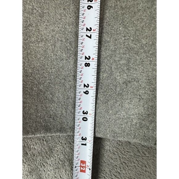 J. Crew Woman Grey Wool Melton Boyfriend Coat A8907 Sz 8 - Picture 8 of 12